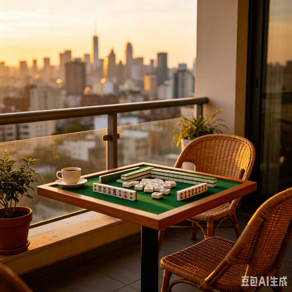 bamboo mahjong set