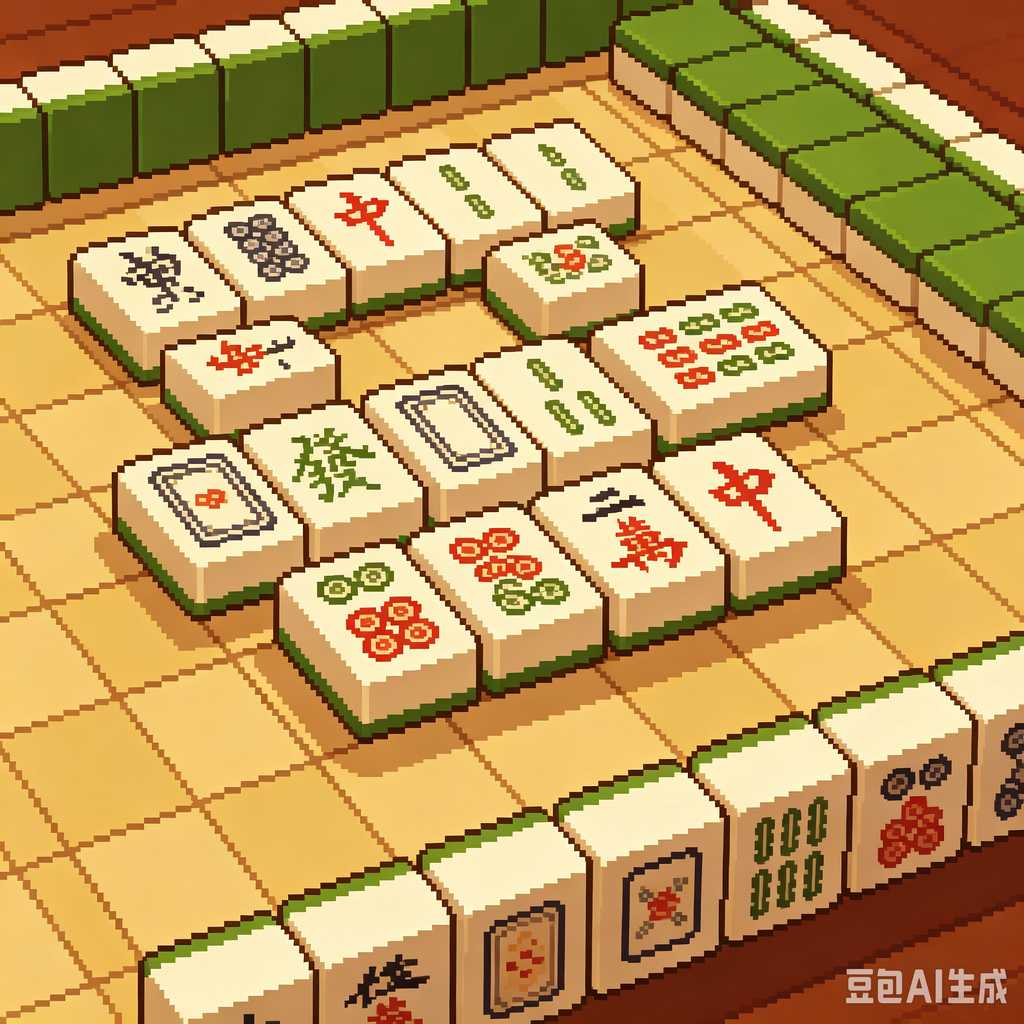 premium mahjong tile set