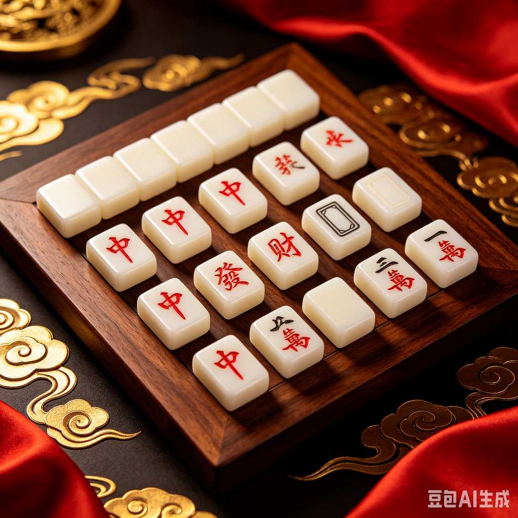 pink mahjong set