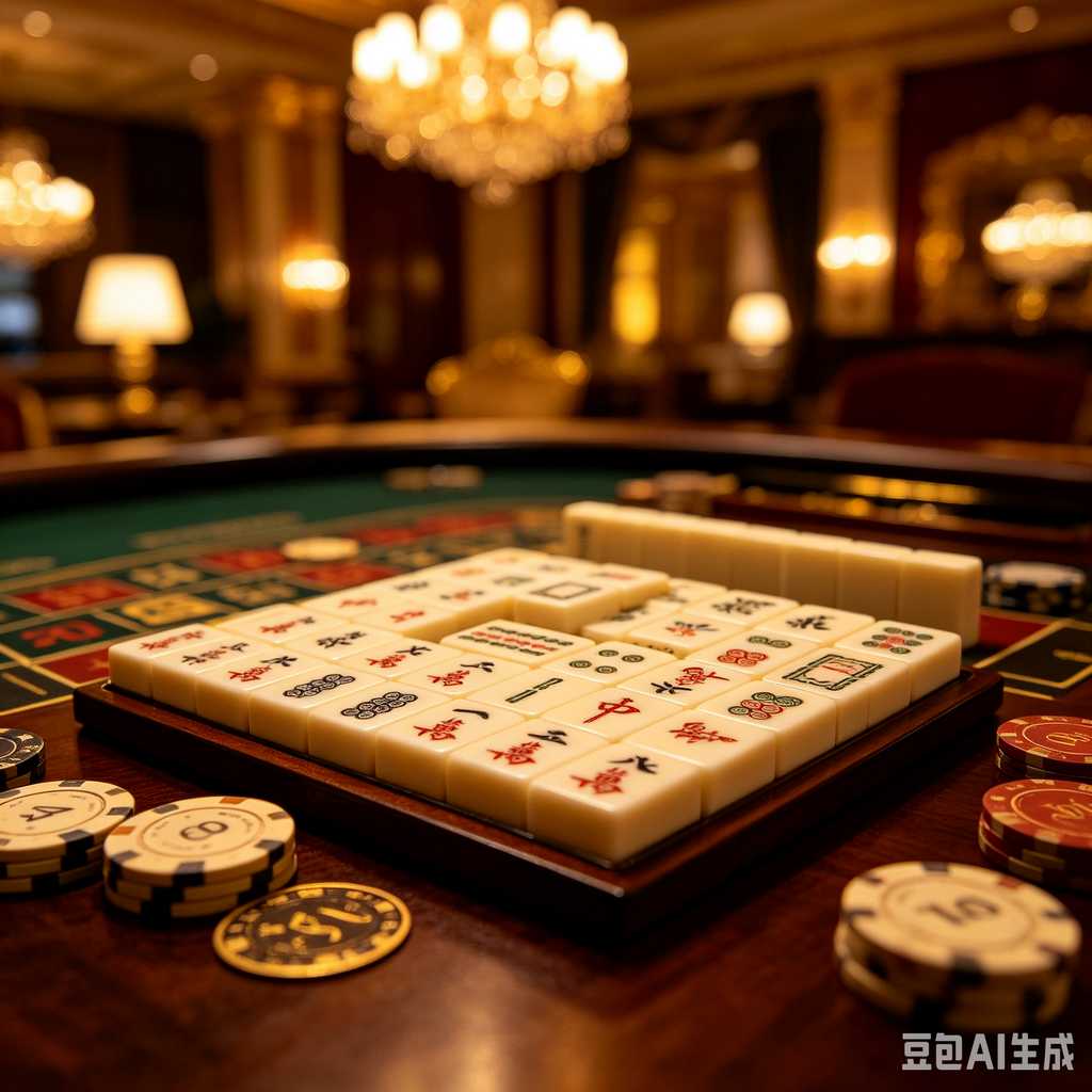 cute mini mahjong tiles set