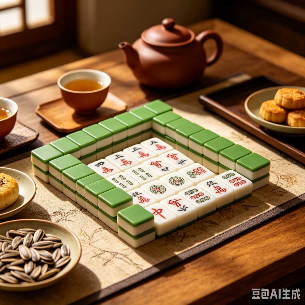 custom logo printed mahjong tiles